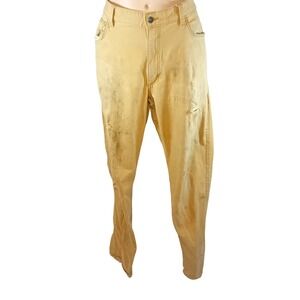 Modern Carhartt Relaxed Fit Thrashed Distressed Paint Splat Sun Fade Pants 36x36